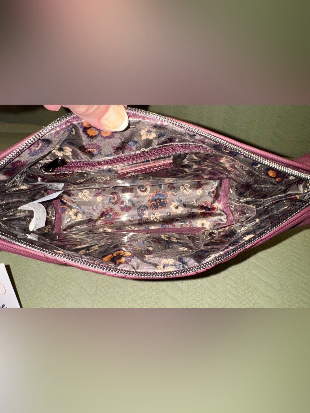Lug Matte Lux Pouch Wine NWT - Picture 6 of 13